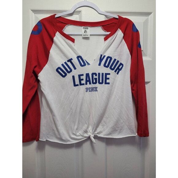 VICTORIA secret Out of Your league Philadelphia Phillies MLB Tee shirts large - Picture 1 of 7